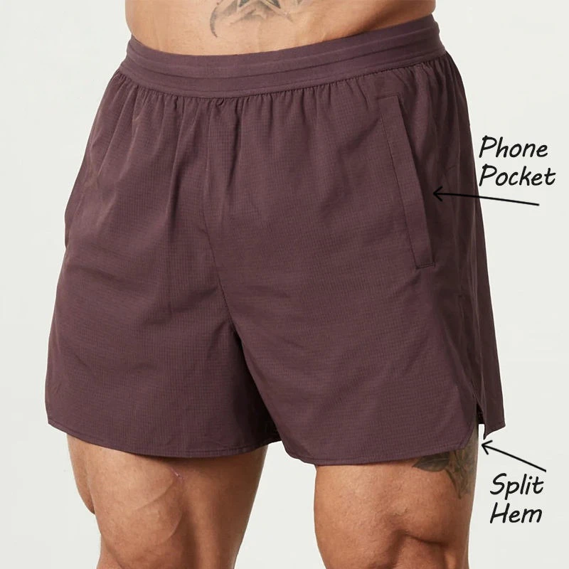 Short homme en polyester à séchage rapide · 2
