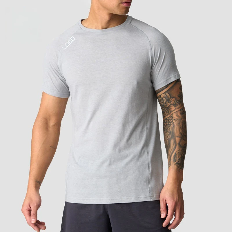 Camiseta leve de bambu de secagem rápida