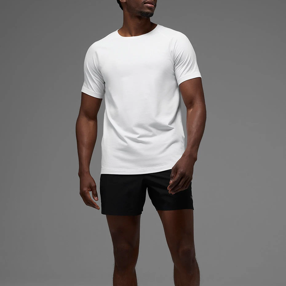 Men's quick-dry crew-neck cotton T-shirt · 4