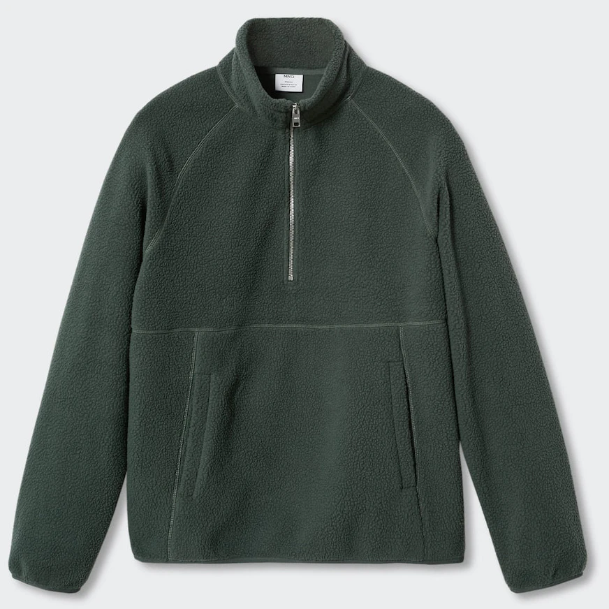 Men's half-zip polyester sweater · 3