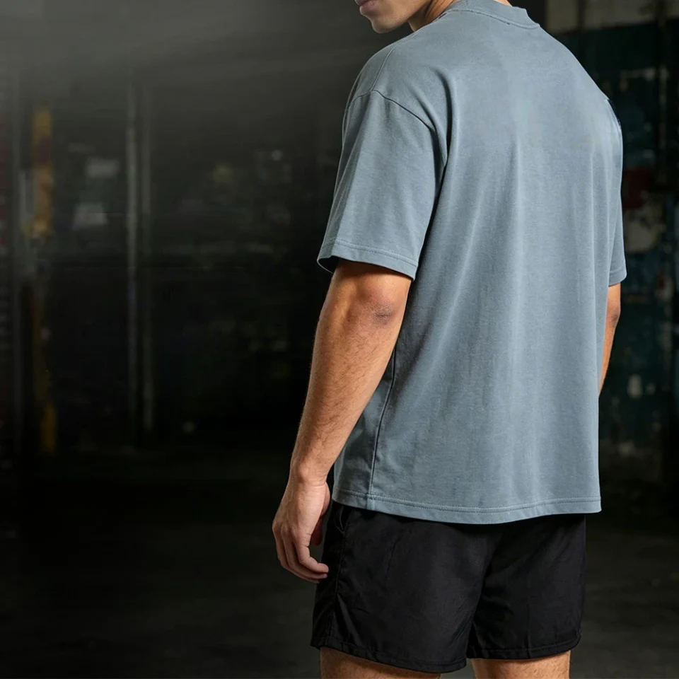 Camiseta de hombre oversize boxy fit de algodón · 3