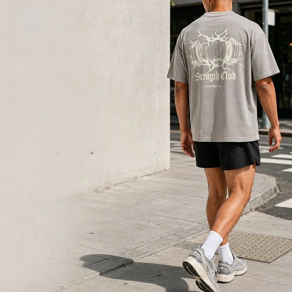 Men's oversized cotton T-shirt · 2