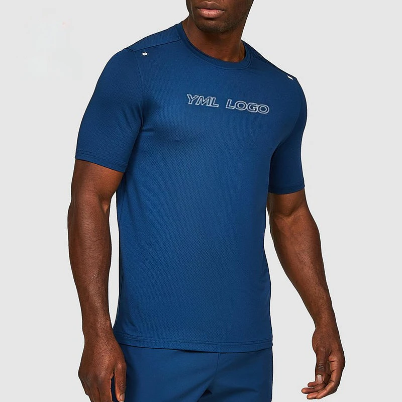 Men's quick-dry polyester/spandex T-shirt · 2