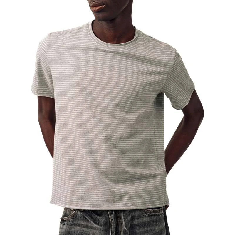 T-shirt da uomo girocollo in cotone