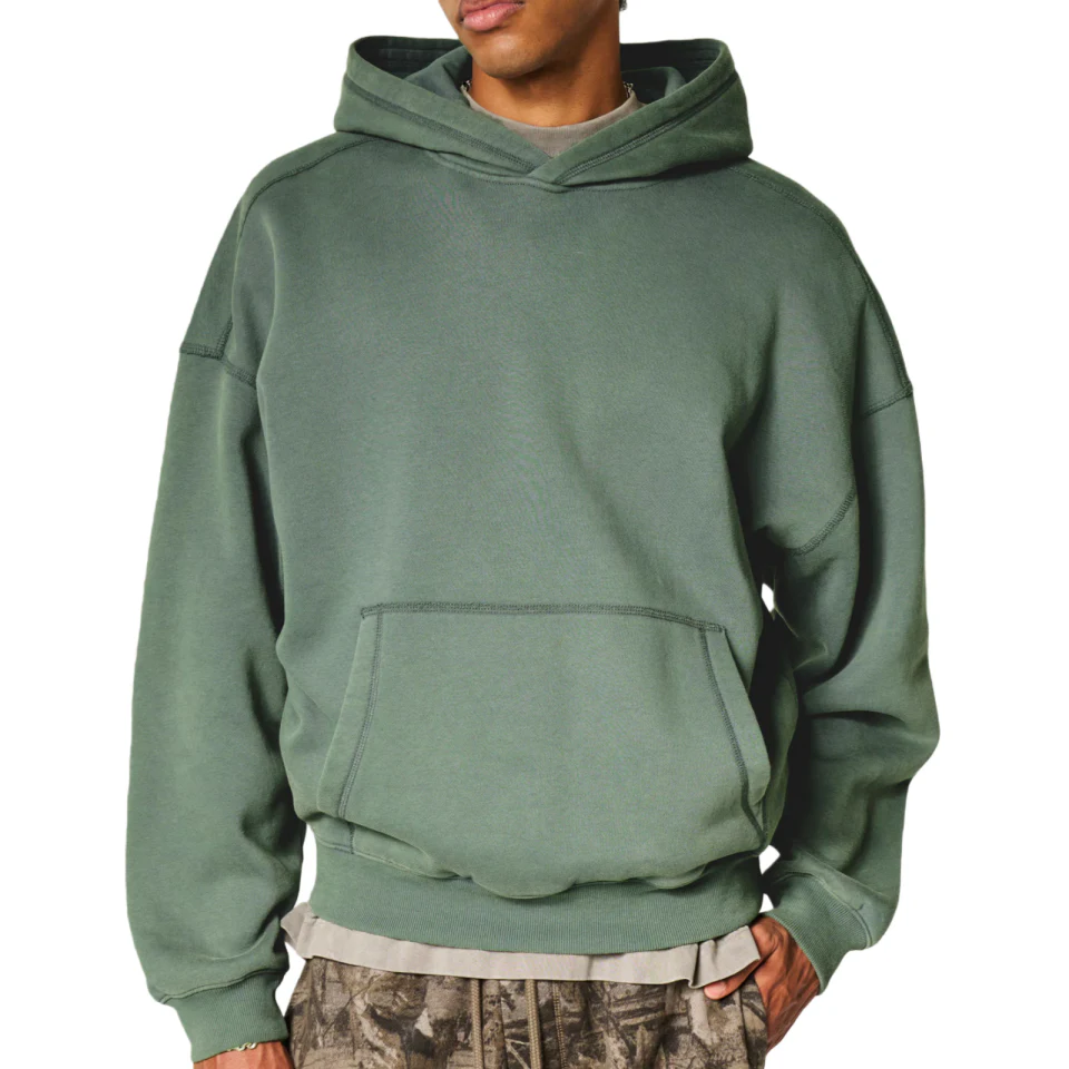 Säuregewaschener Kapuzenpullover für Herren · 480 g/m²