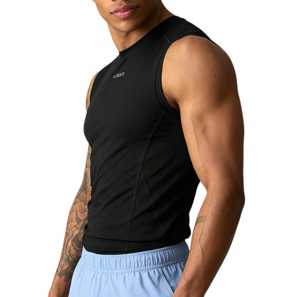 Men's polyester/spandex tank top
