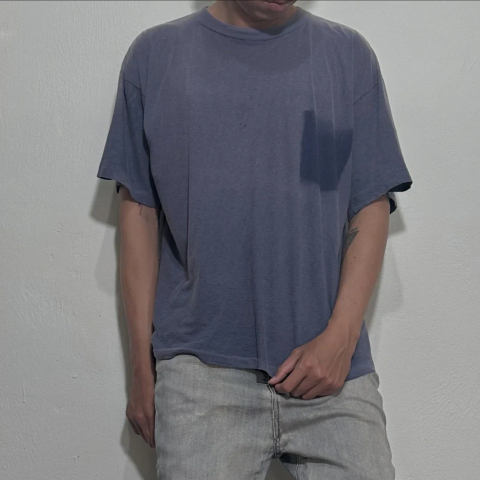 T-shirt oversize da uomo in cotone