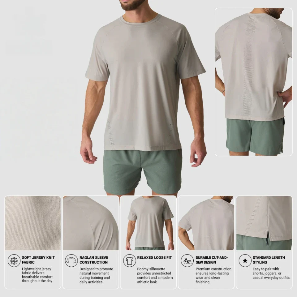 Men's lightweight raglan T-shirt · 2