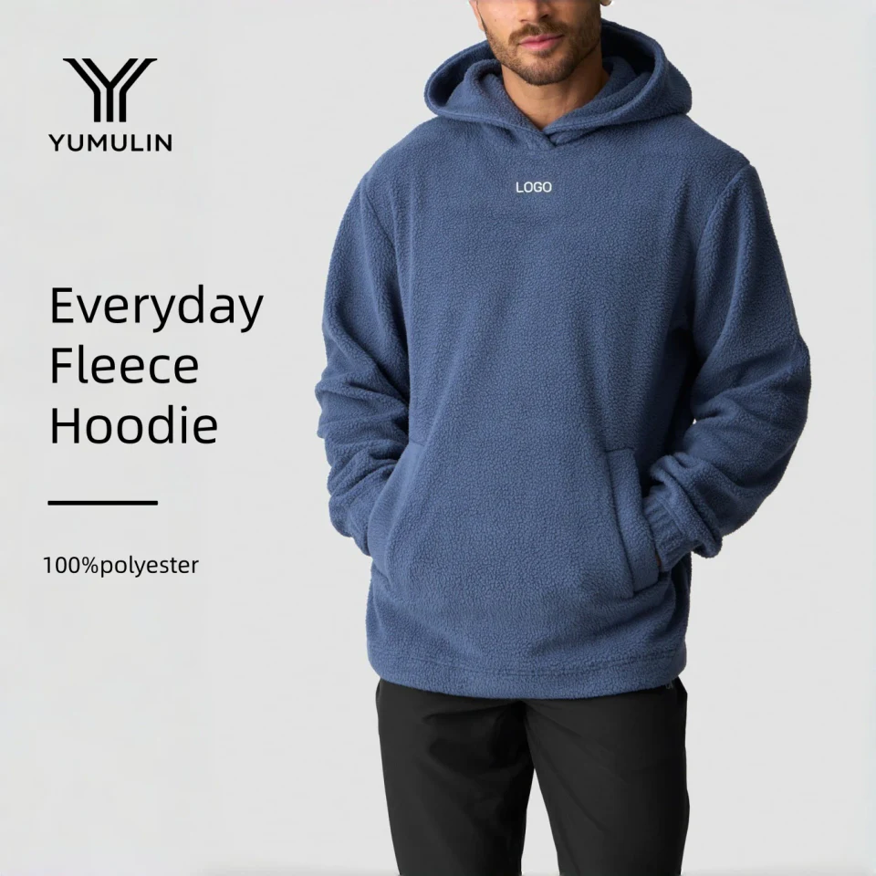 Herren-Kapuzenpullover aus Polyester