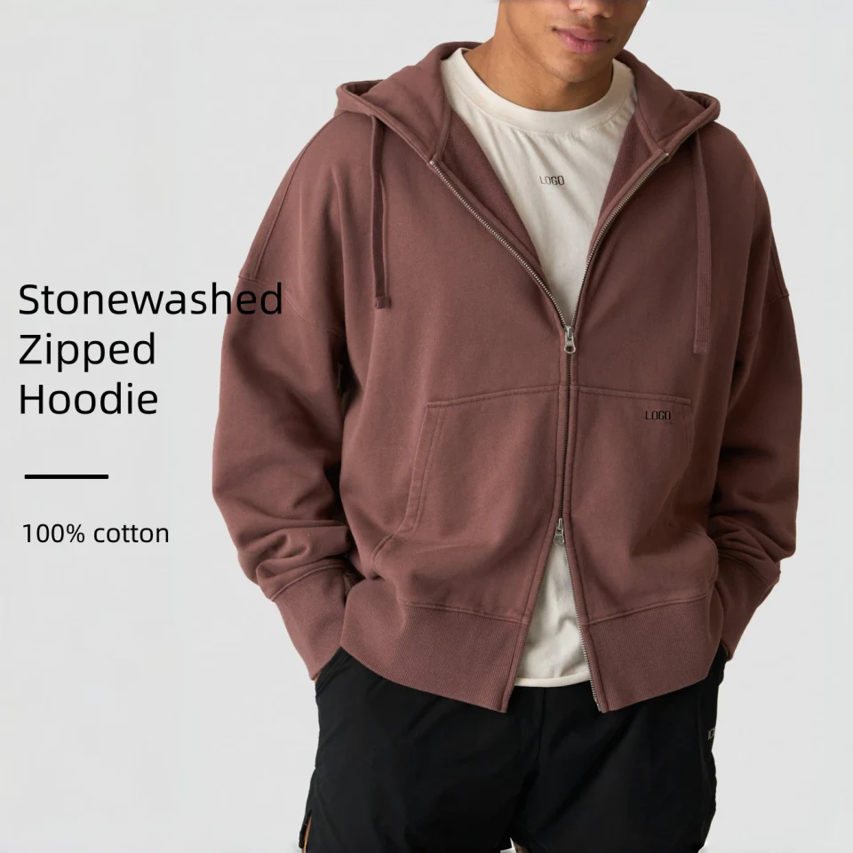 Herren-Kapuzenpullover aus Baumwolle in Übergröße