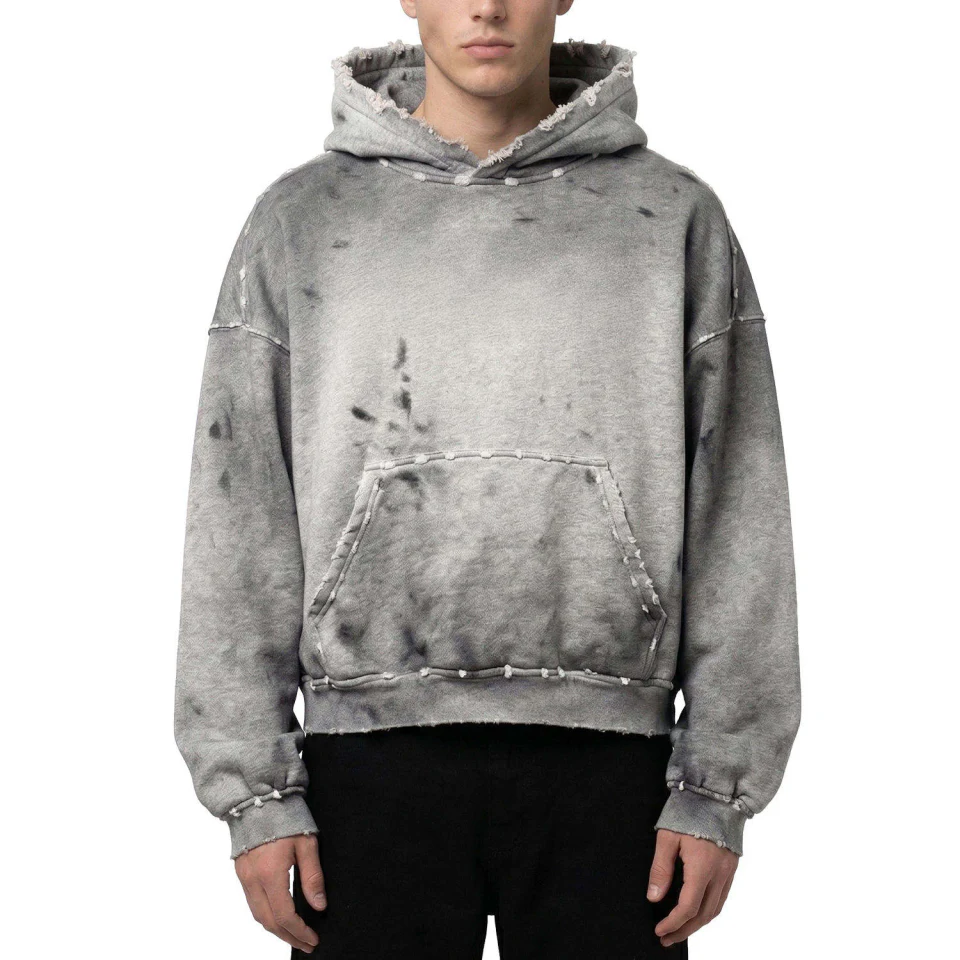 Men's oversized heavyweight cotton hoodie