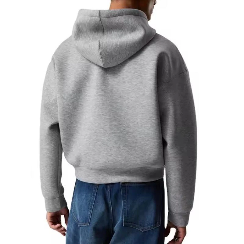 Boxy-Fit-Kapuzenpullover für Herren aus schwerer Baumwolle mit Reißverschluss · 2