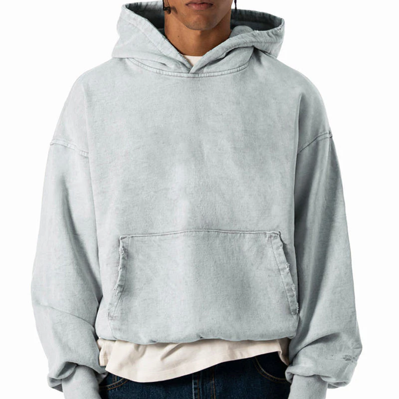Boxy-Fit-Hoodie für Herren aus schwerer Baumwolle