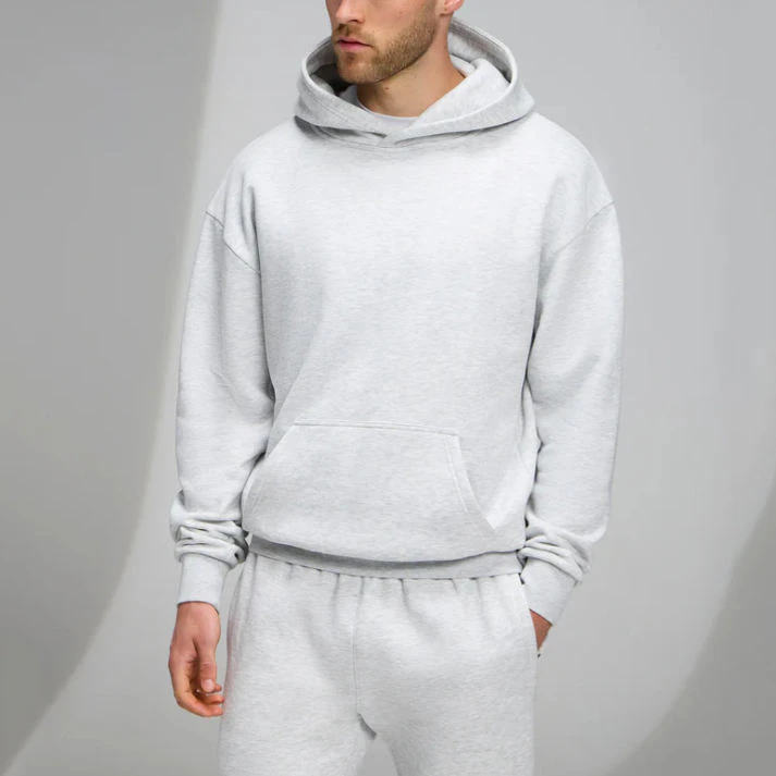 Übergroßer Langarm-Hoodie für Herren