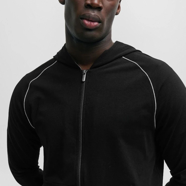 Men's heavyweight zip-up cotton hoodie · 450 GSM · 4