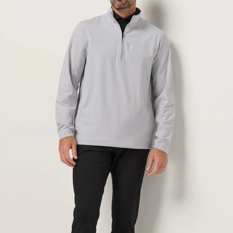 Men's lightweight quarter-zip long-sleeve jacket · 3