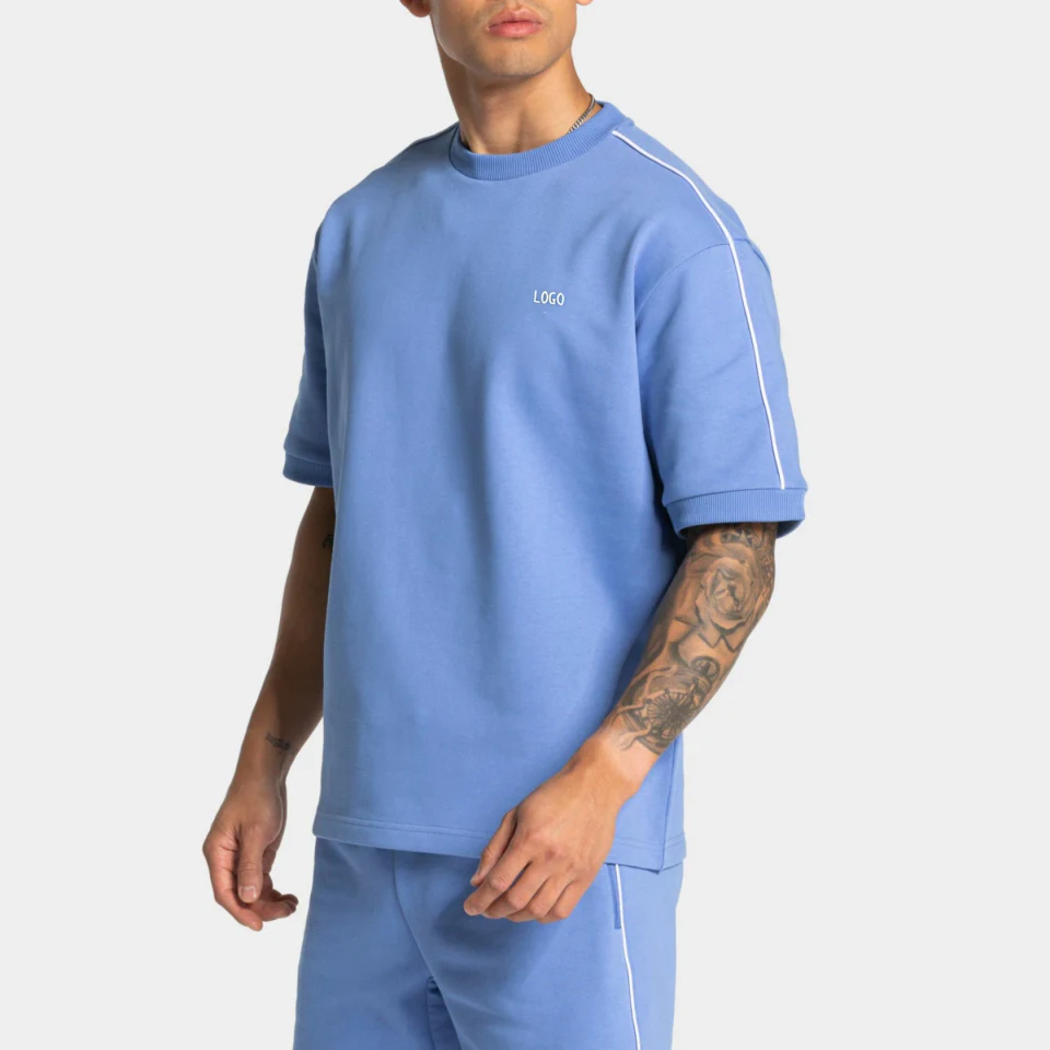 Men's oversized heavyweight cotton T-shirt · 400 GSM