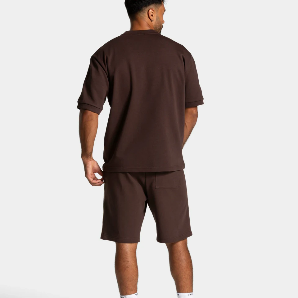 男士超大圓領棉質 T 卹 · 400 GSM · 4
