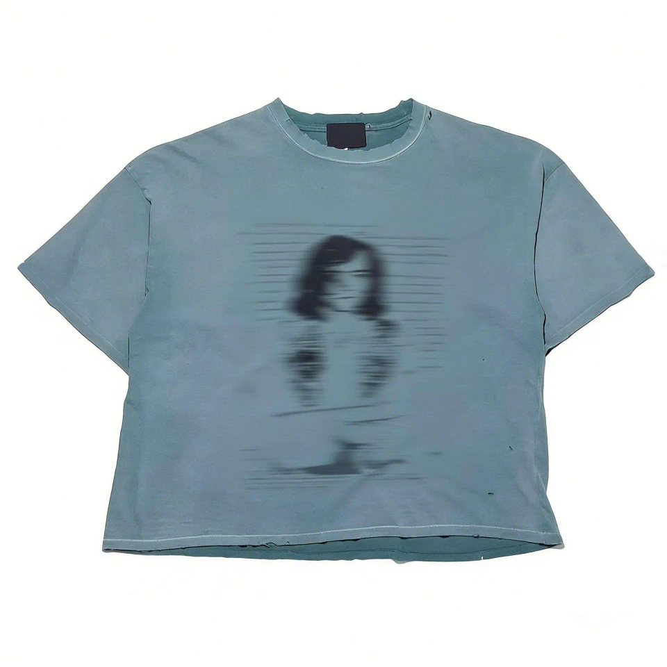 Boxy-fit acid-wash T-shirt