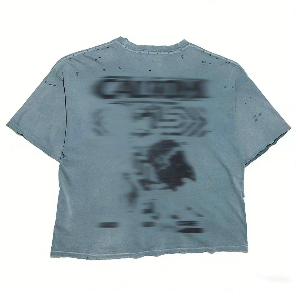 Boxy-fit acid-wash T-shirt · 2