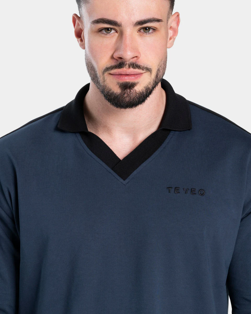 Men's oversized quick-dry cotton/spandex polo shirt · 260 GSM · 4