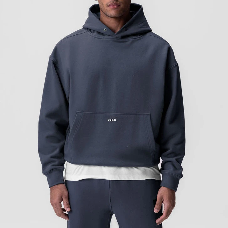 Unisex-Kapuzenpullover in Übergröße, schwer, 600 g/m²