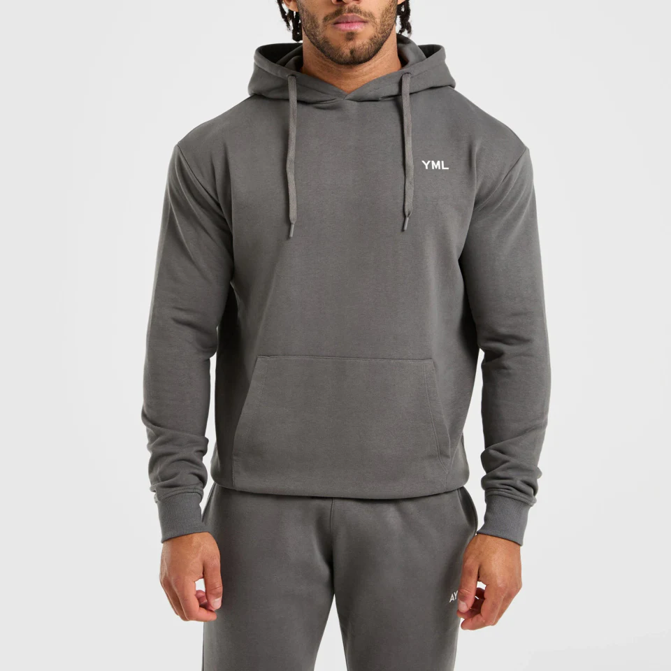 Schwerer Herren-Kapuzenpullover aus Baumwolle/Polyester · 340 g/m²
