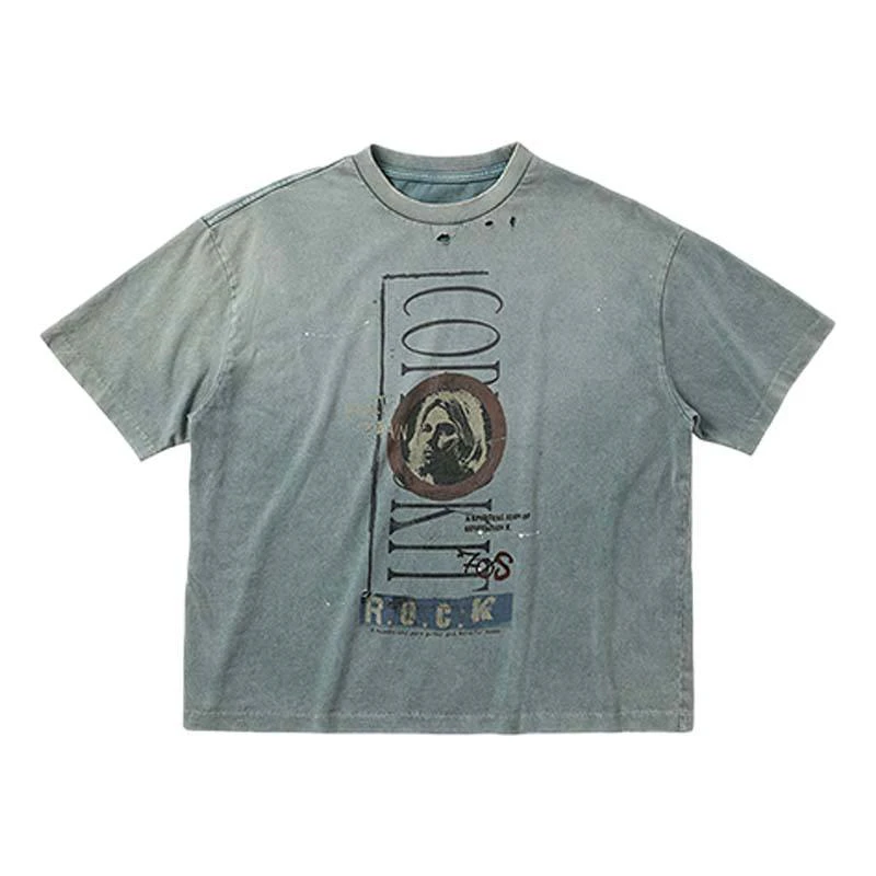 Men's oversized heavyweight cotton T-shirt