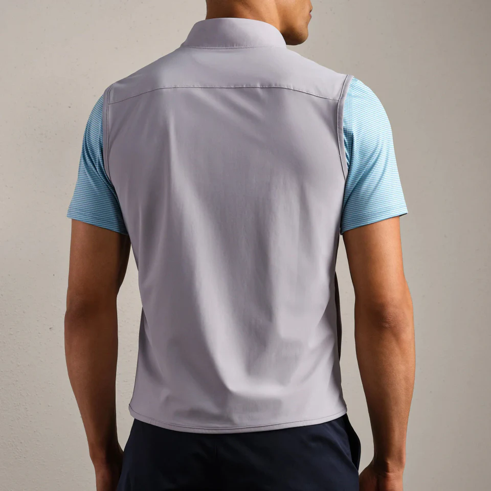 Men's sleeveless crew-neck jacket · 2
