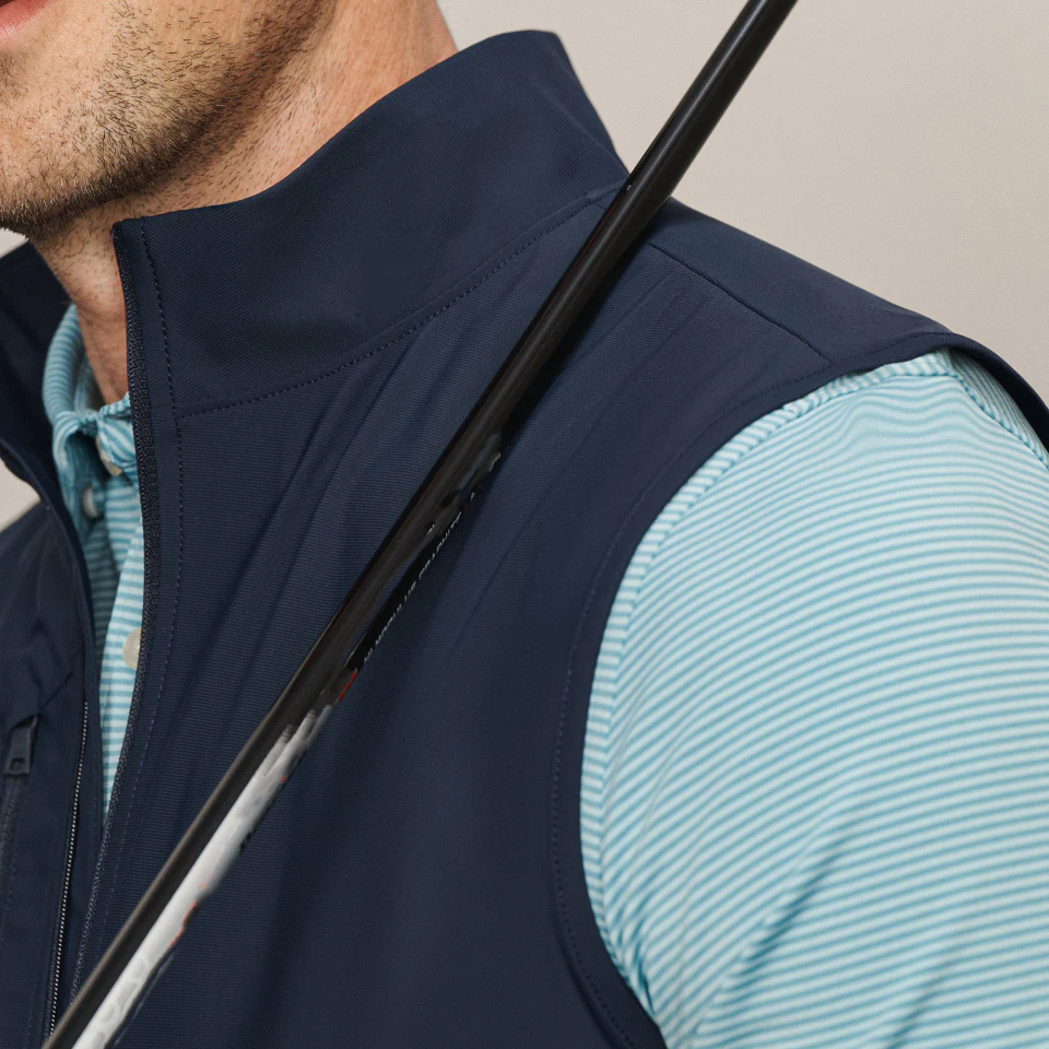 Men's sleeveless crew-neck jacket · 6