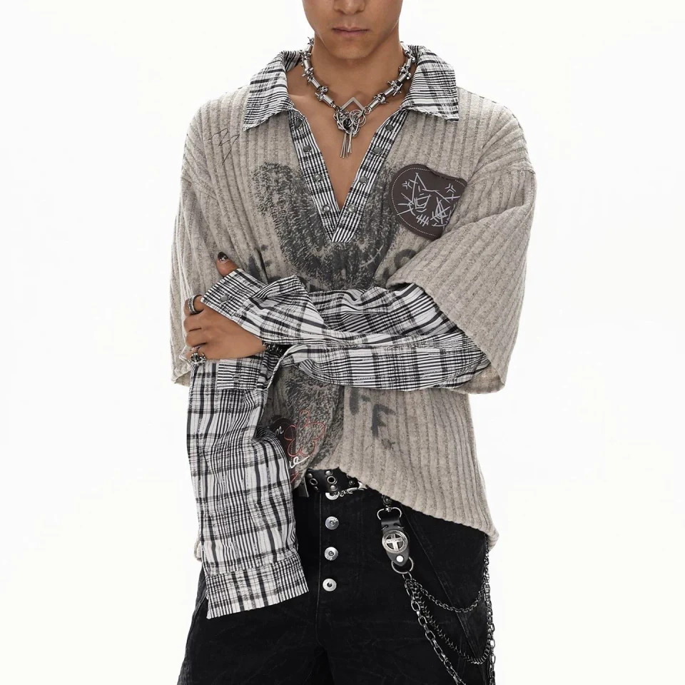 Men's long-sleeve two-piece set · 2