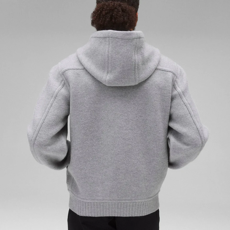 Slim-Fit-Mantel für Herren mit Reißverschluss · 3