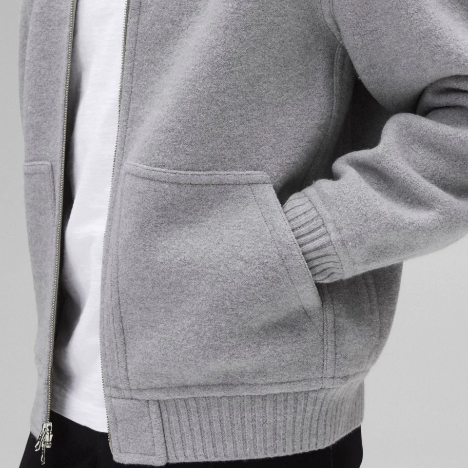 Slim-Fit-Mantel für Herren mit Reißverschluss · 5