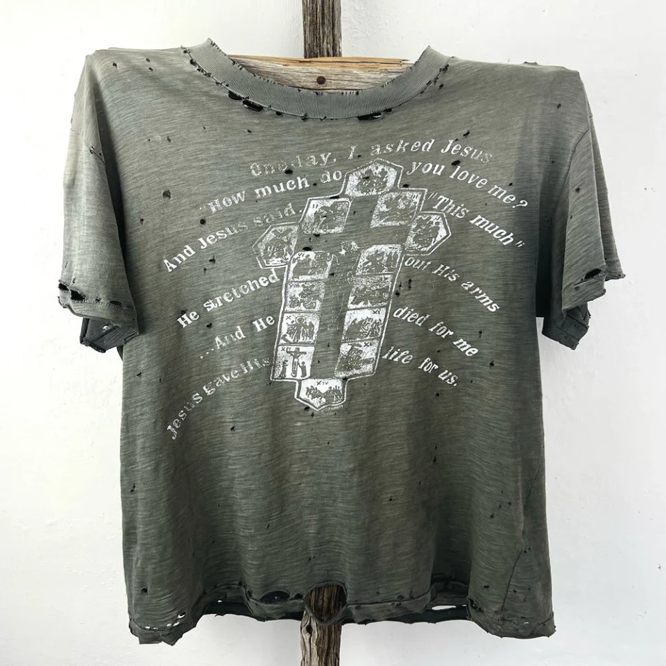 Men's oversized cotton T-shirt