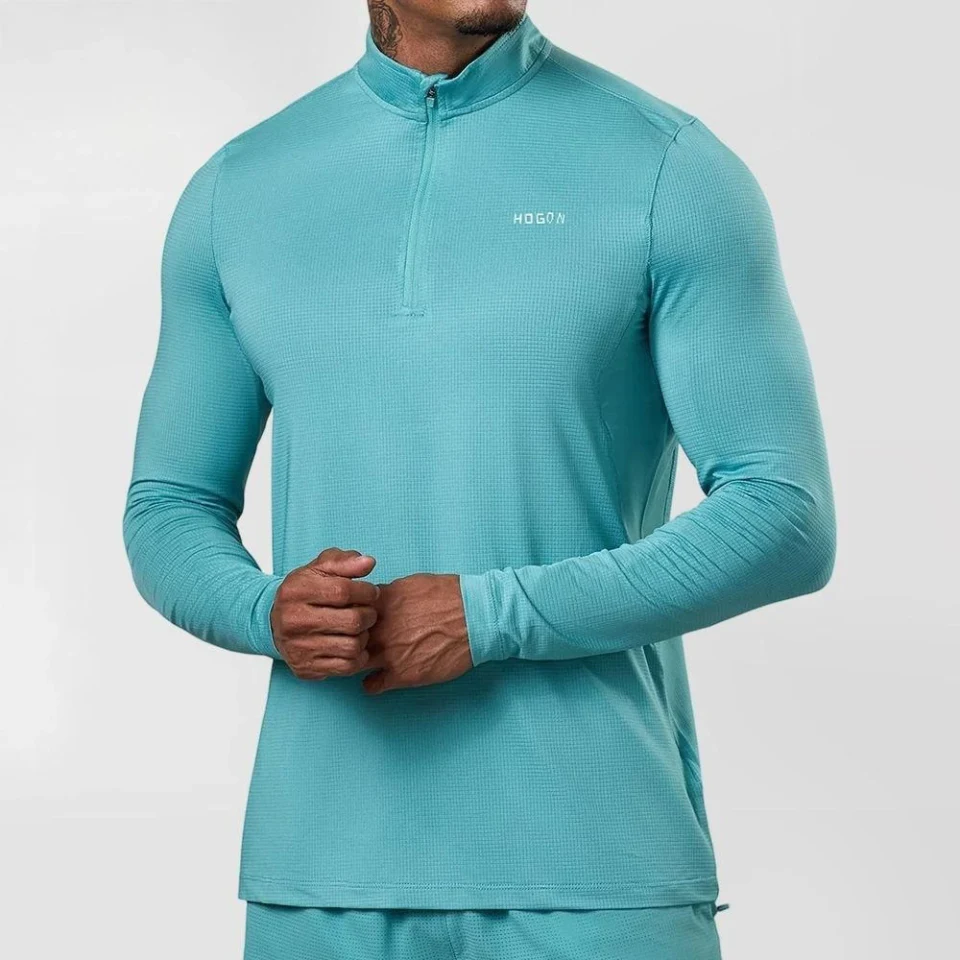Men's lightweight quarter-zip long-sleeve shirt