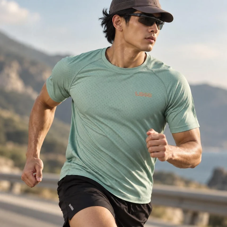 T-shirt léger à séchage rapide pour hommes