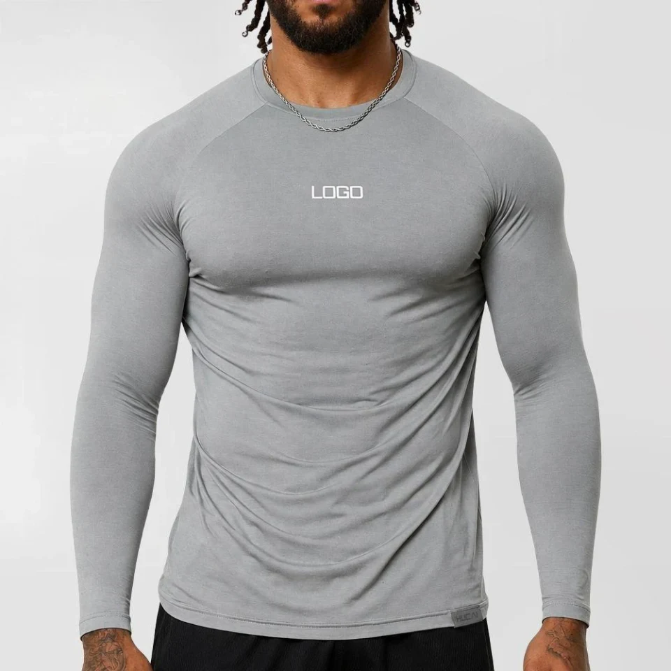 Chemise homme slim à manches longues