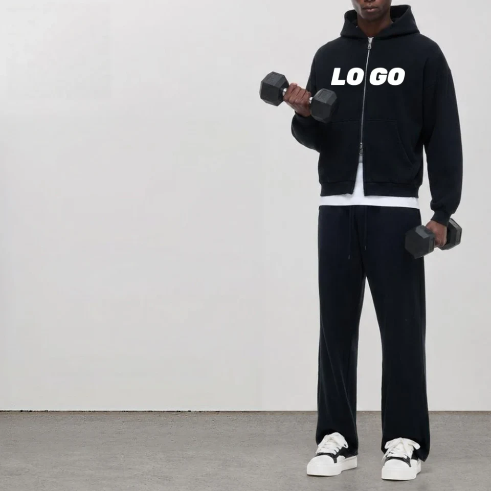 Men's heavyweight zip-up hoodie · 420 GSM · 2