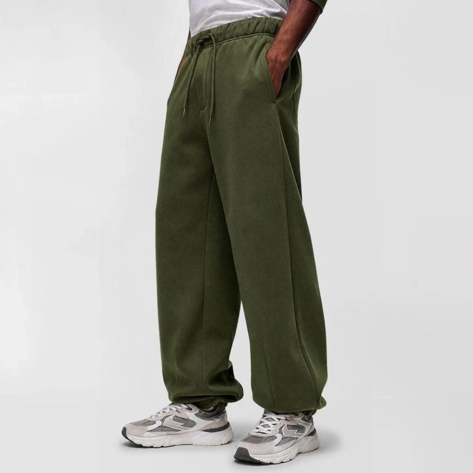 Men's oversized cotton/polyester joggers