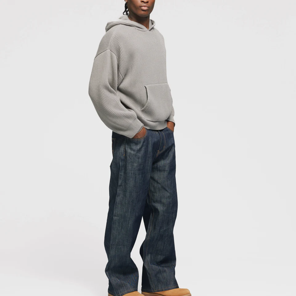 Boxy-fit cotton hoodie · 2