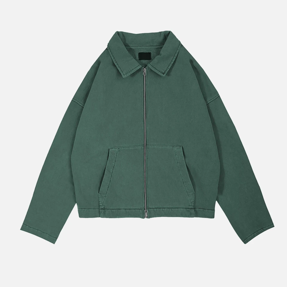 Zip-up cotton jacket · 450 GSM · 4