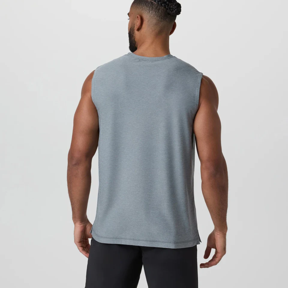 Men's sleeveless crew-neck tank top · 2