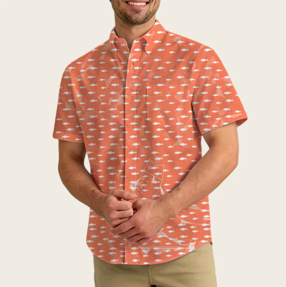 Men's quick-dry polyester/spandex shirt