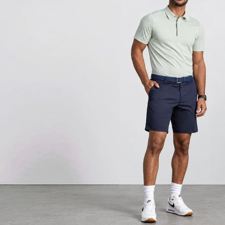 Men's quick-dry polyester/spandex polo shirt · 3