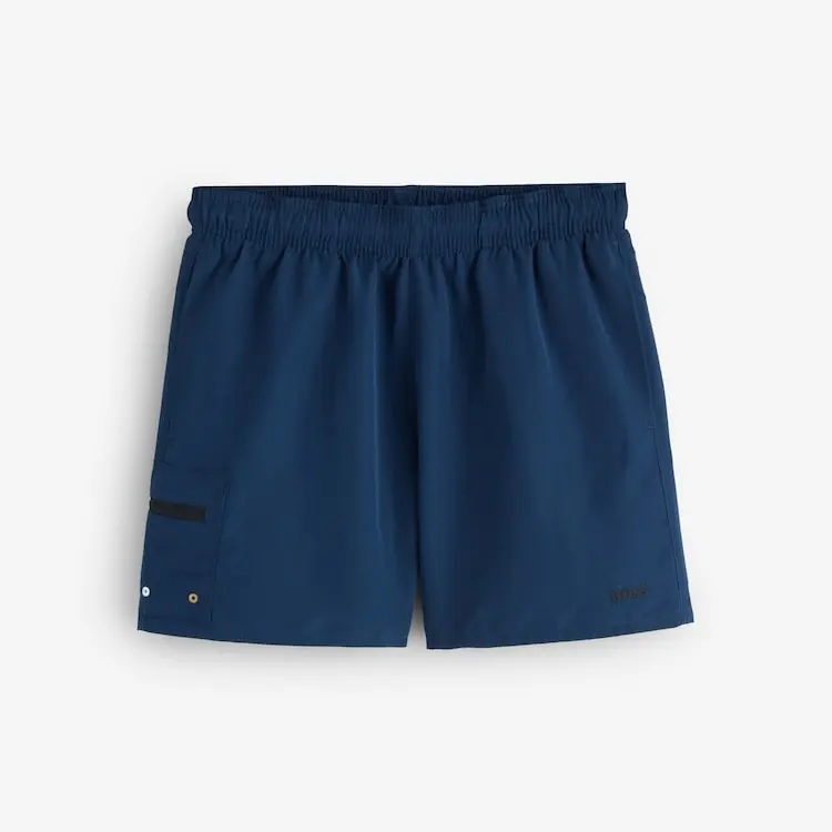 Quick-Dry Polyester Board Shorts · 2
